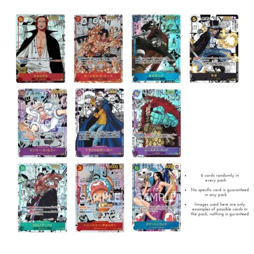 One Piece Cards Pack Bundle W566