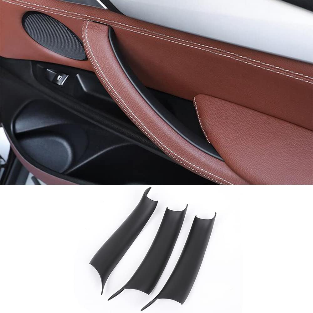 Car Door Handle Cover Interior Protective Trim Cover Beige Pack of 2 H8881