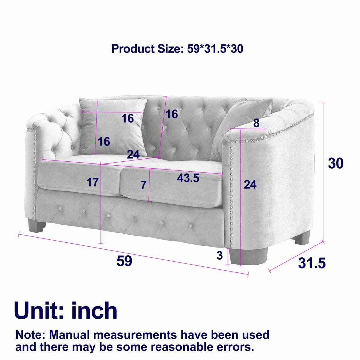 Velvet Beige 3-seater + 2-seater Combination Sofa M898