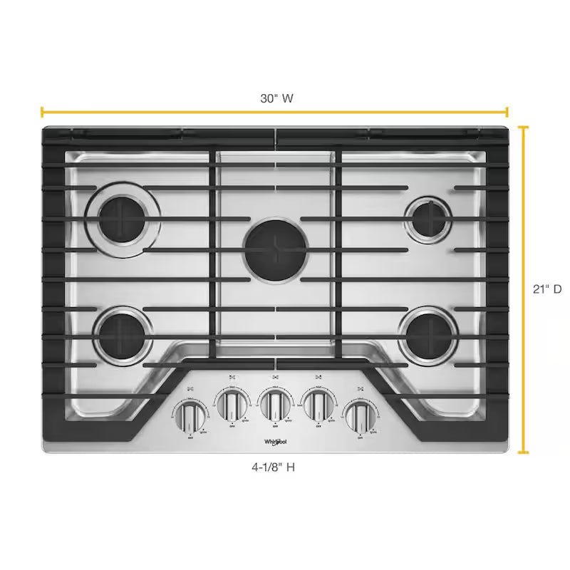 30 in. Gas Cooktop with 5 Burners C347