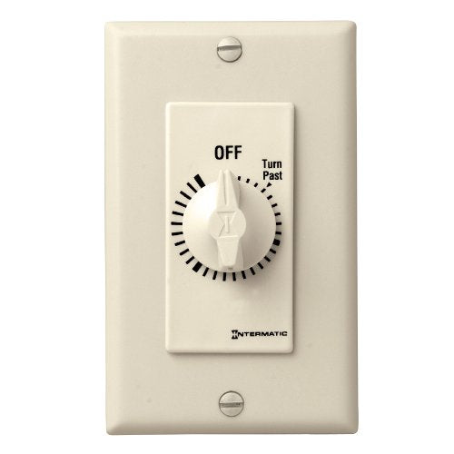 30-Minute Spring-Loaded Wall Timer, Ivory W7982