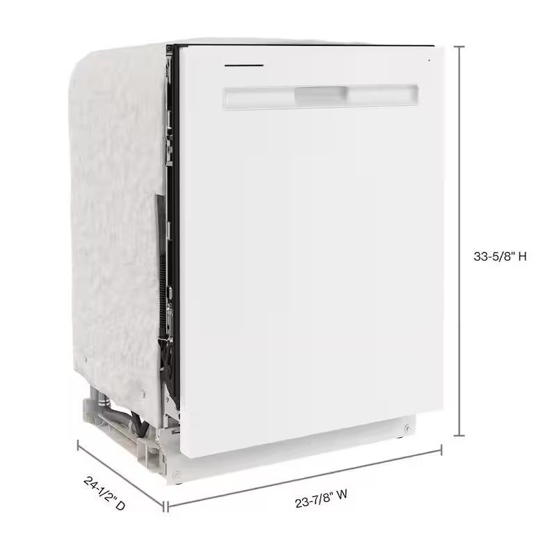 White Built-in Tall Tub Dishwasher E55998