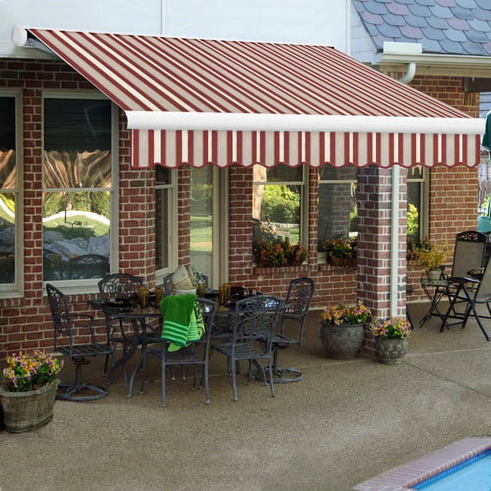 Motorized Retractable Awning with Remote K6944
