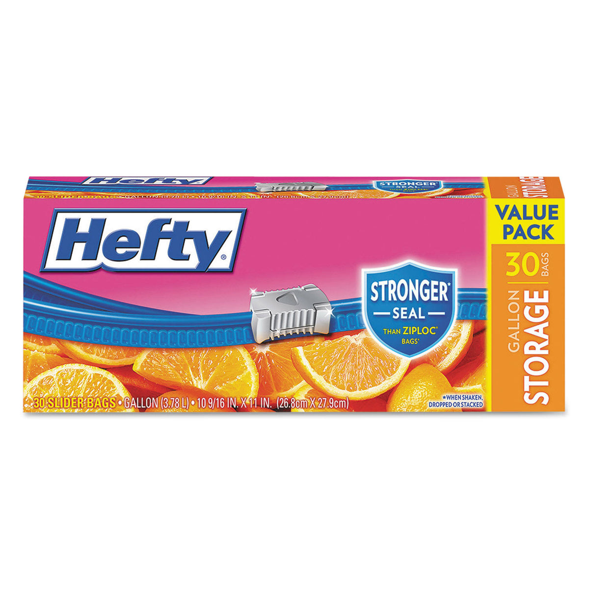 1 gal Clear Slider Storage Bags, 30/Box M4533