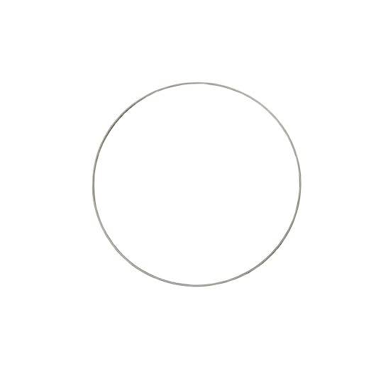 Gold Metal Wire Floral Hoop 19 in O457