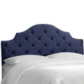King Headboard in Velvet Navy I4759