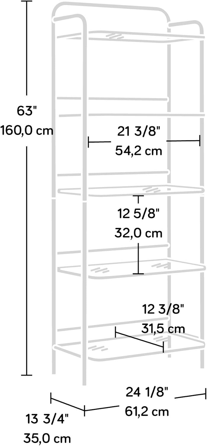 Bookcase, Satin Gold Finish R881098