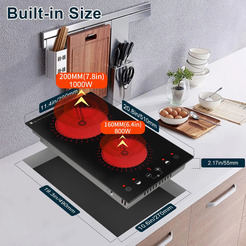 2 Burner Electric Cooktop K739467