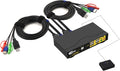 4 Port KVM HDMI Switch with Audio, Microphone, 2 USB 2.0 Hub and Cables M824315