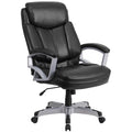 Black Big & Tall Office Chair with Arms C259