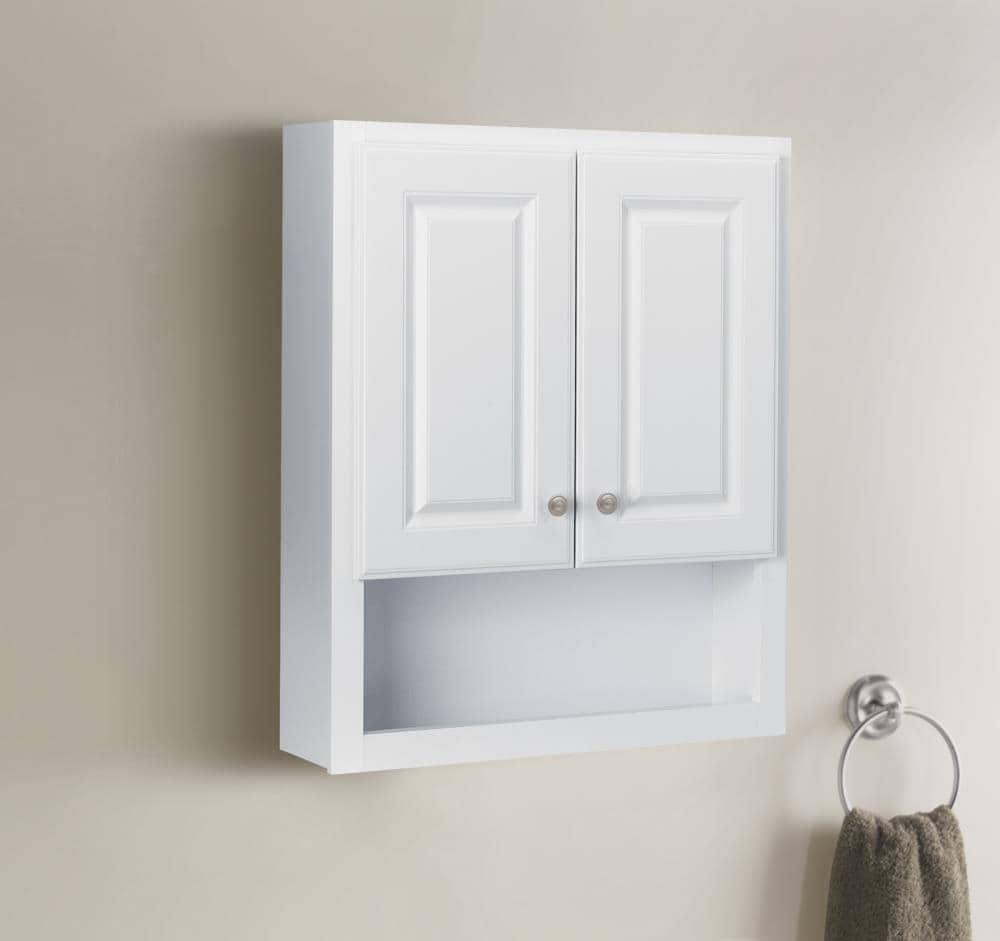White Bathroom Wall Cabinet K75678