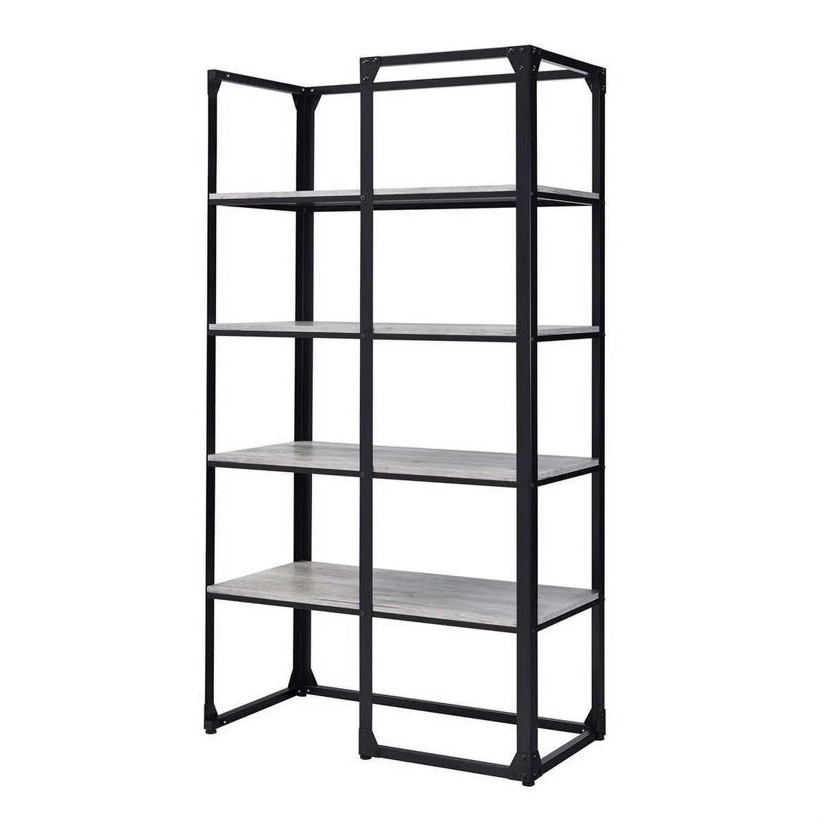 Industrial Metal 4-Shelf Bookcase U454191
