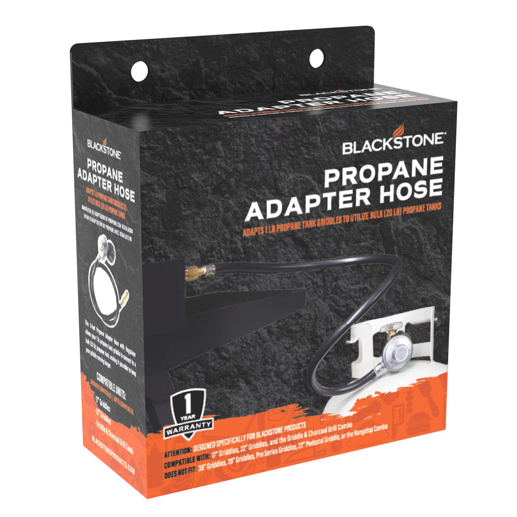 Rubber Propane Griddle Adapter Hose with Regulator Q645329
