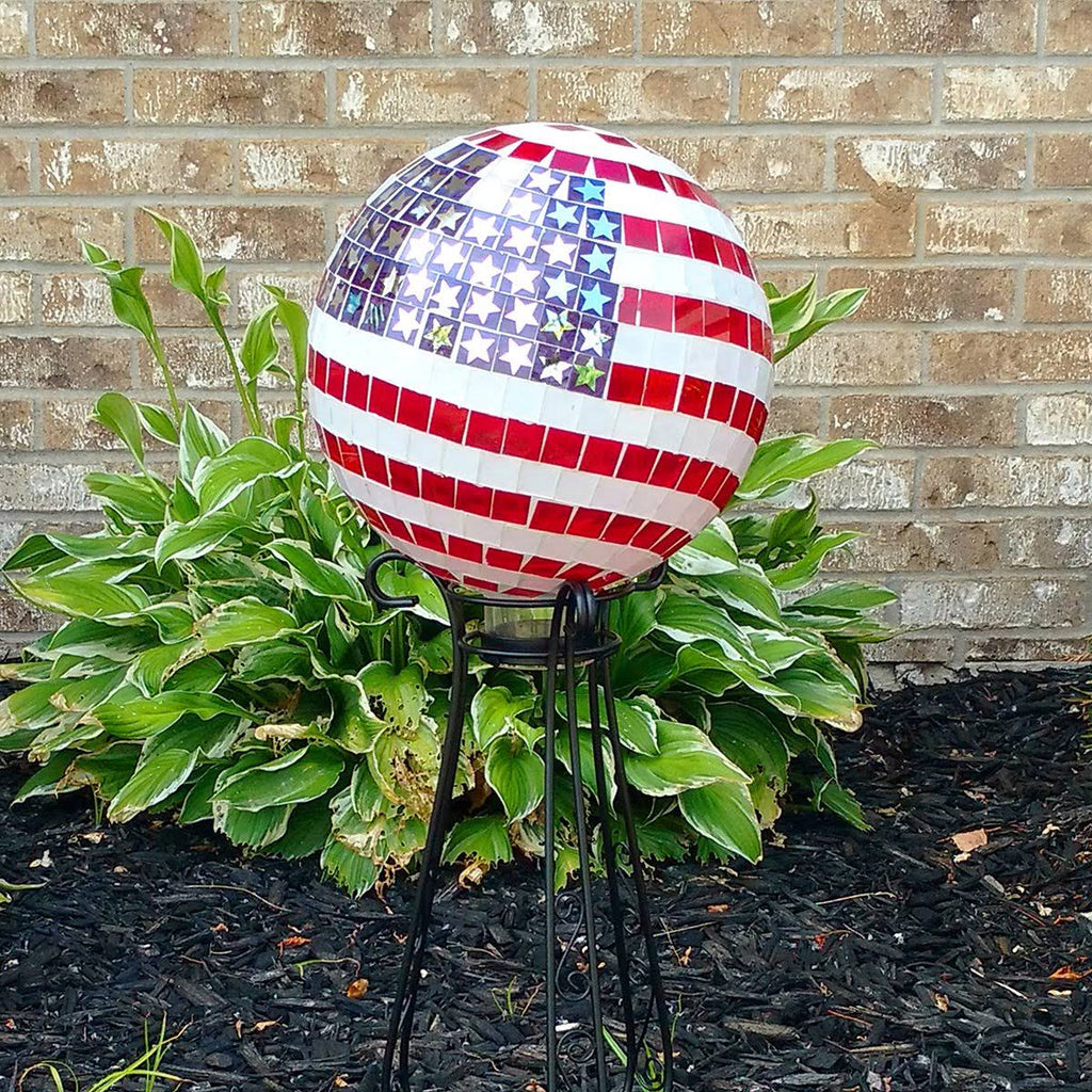 Americana Mosaic Gazing Globe X34035