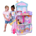 Wooden Dollhouse with 28 Accessories H1331
