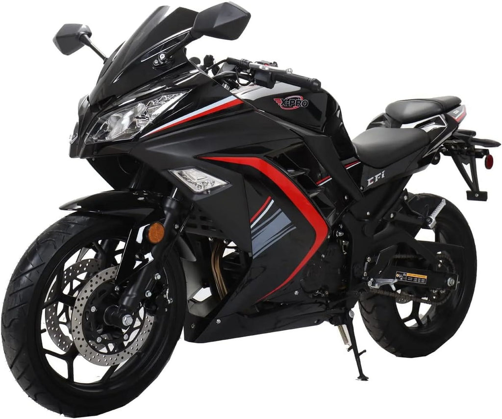250cc Motorcycle, 6 Manual Transmission Electric Start 17" Wheels V35589