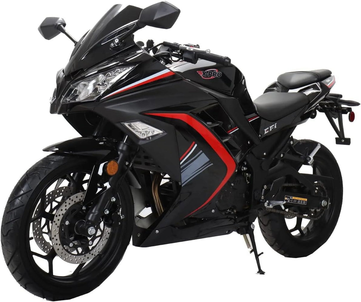 250cc Motorcycle, 6 Manual Transmission Electric Start 17" Wheels V35589