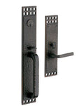 Satin Chrome Single Cylinder Mortise Handleset Trim X208