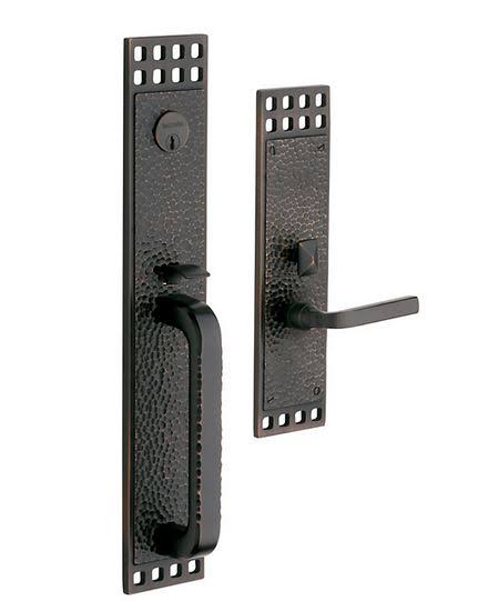 Satin Chrome Single Cylinder Mortise Handleset Trim X208