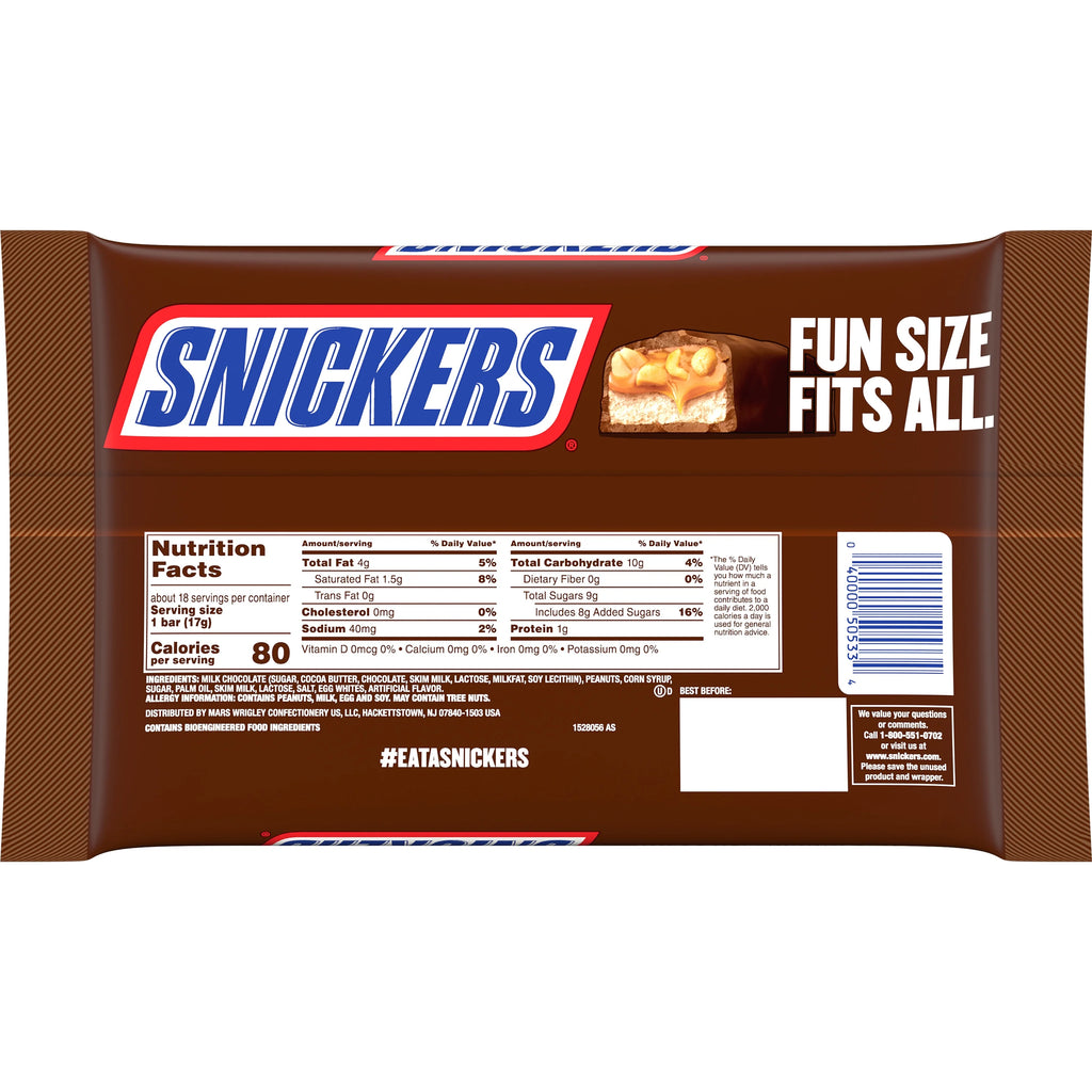 Milk Chocolate Candy Bars - 10.59 Oz Bag H937