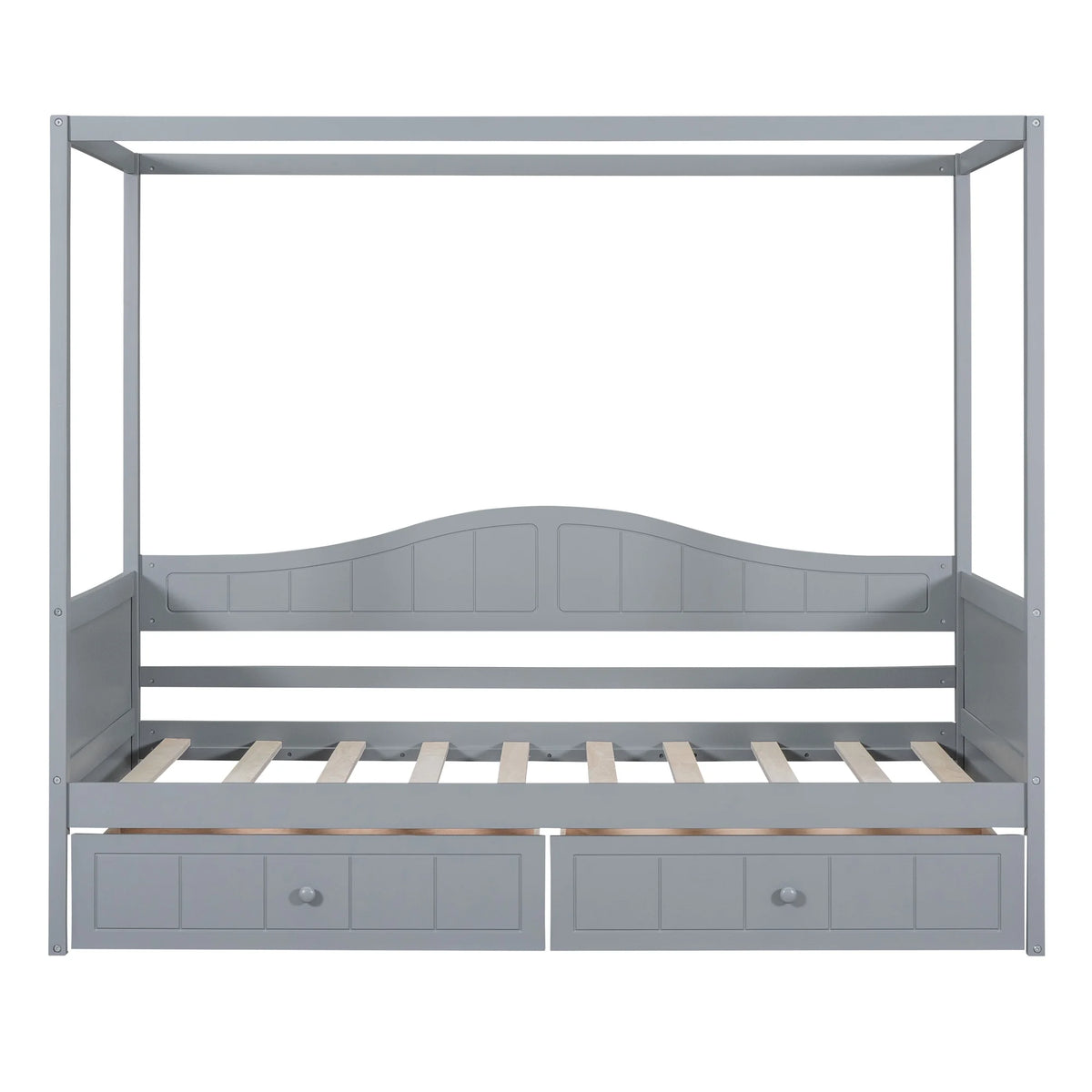 Twin Size Canopy Day Bed with 2 Drawers F67035