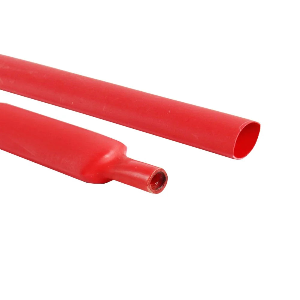 1/2in Diameter 32ft Red Polyolefin Heat Shrink Tubing G760982
