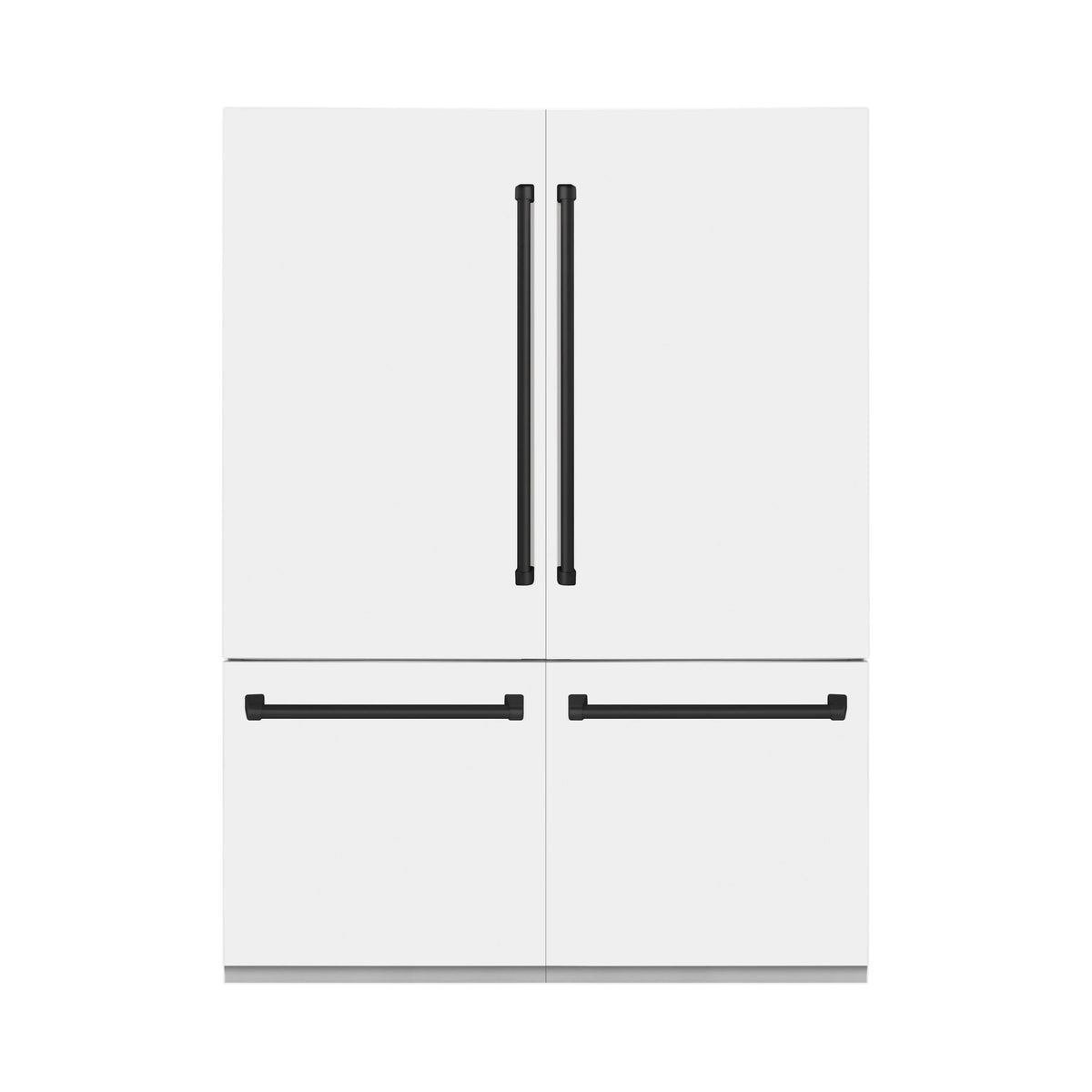 60 In. Built-In Refrigerator with Internal Water and Ice Dispenser in White Matte C3031