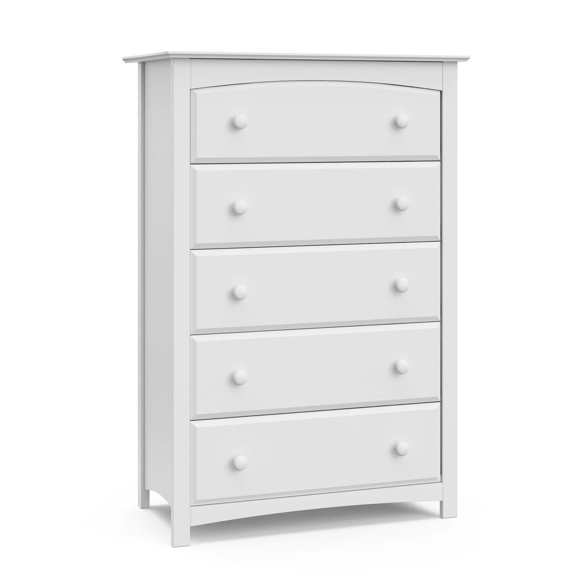 White 5 Drawer Nursery Dresser H5130
