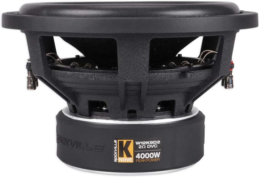 12 8000 Watt Car Subwoofers + Sealed Sub Box Enclosure N29948
