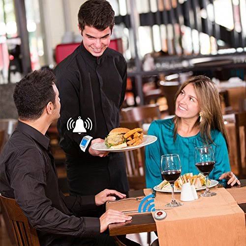 Wireless Restaurant Pager Calling System Table Service Call Buzzers J289