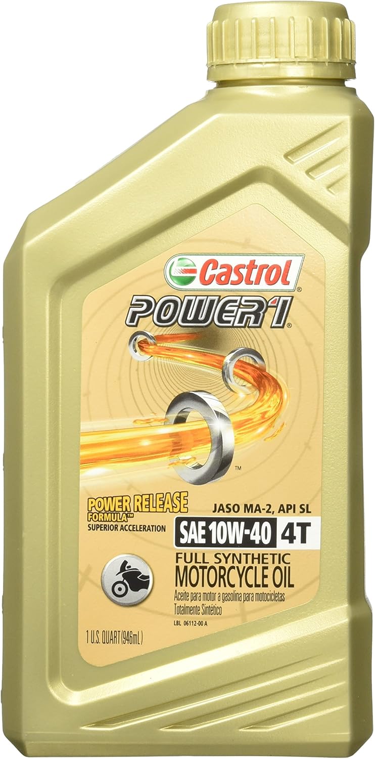 10W-40 Full Synthetic Motorcycle Oil E4896