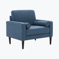 Navy Blue Wingback Chair D1983
