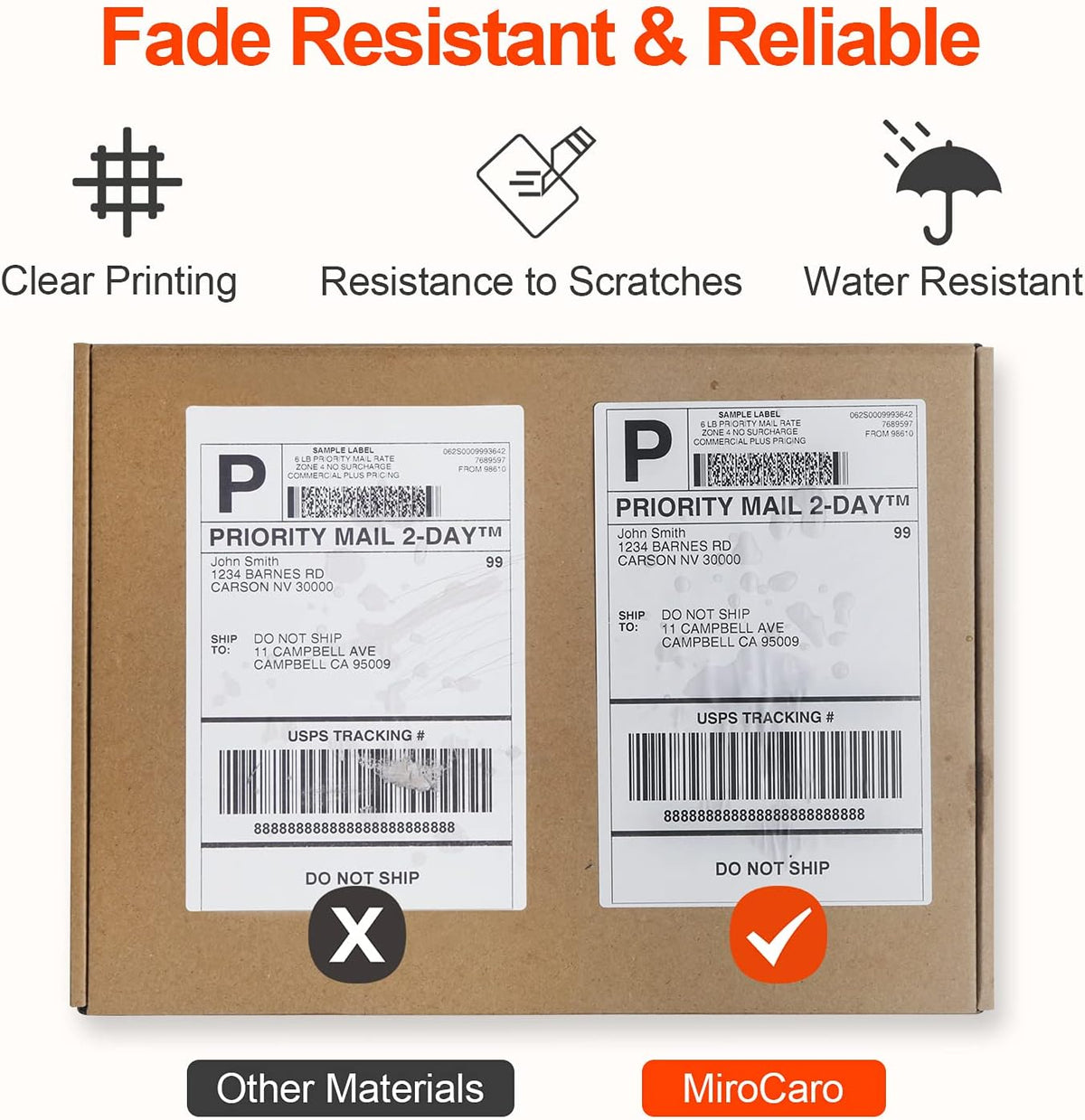 4 x 6 Thermal Shipping Labels E6112
