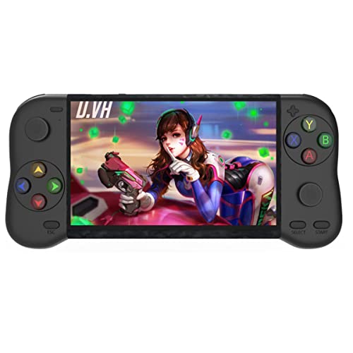 5.1-inch Handheld Game Console Built-in 12000 Games (Bluered) H934