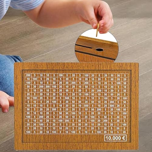 Wooden Money Box Piggy Bank K532088