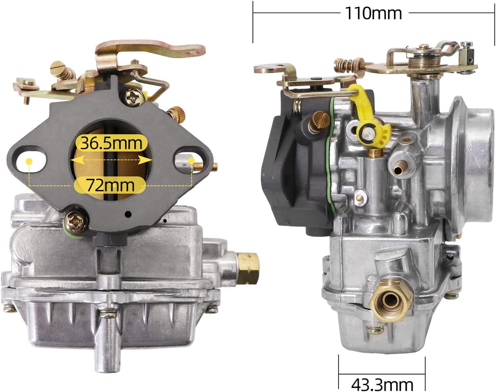 Carburetor 1 Barrel Manual Choke K1721