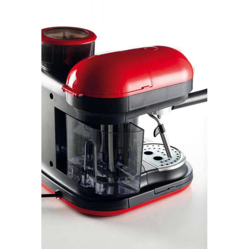 Espresso Machine with Grinder Red H156683