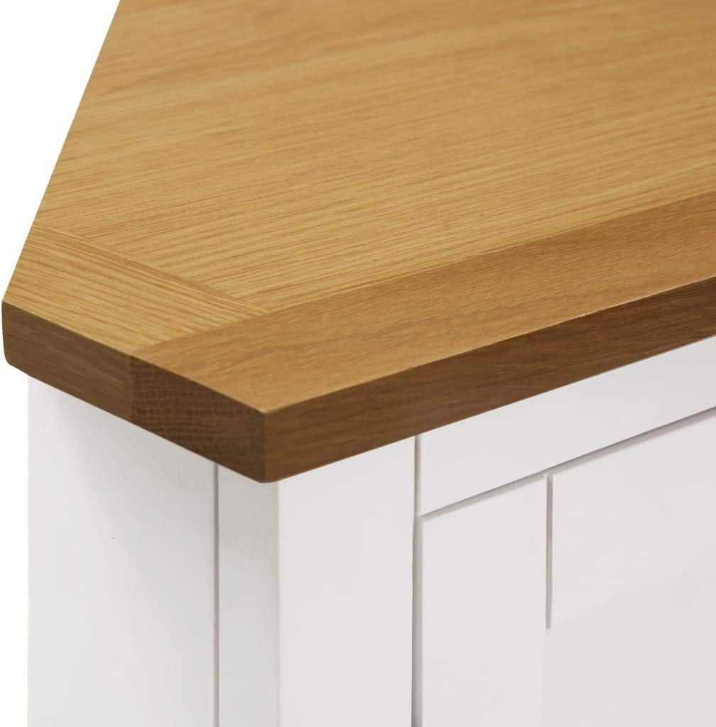 Corner Cabinet Solid Oak Wood Q444