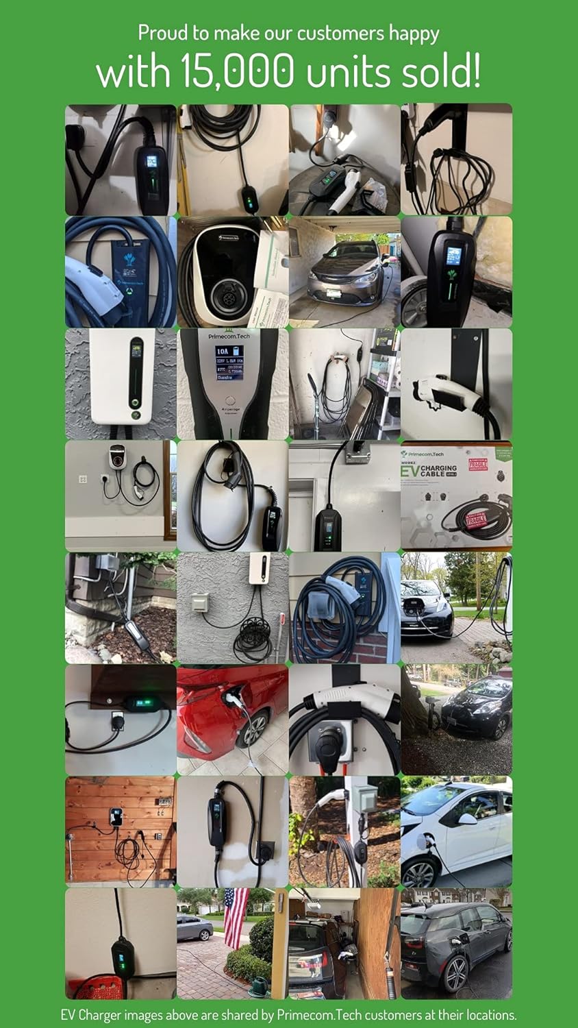 Level 2 Portable EV Charger with 30 Feet Cable V1815
