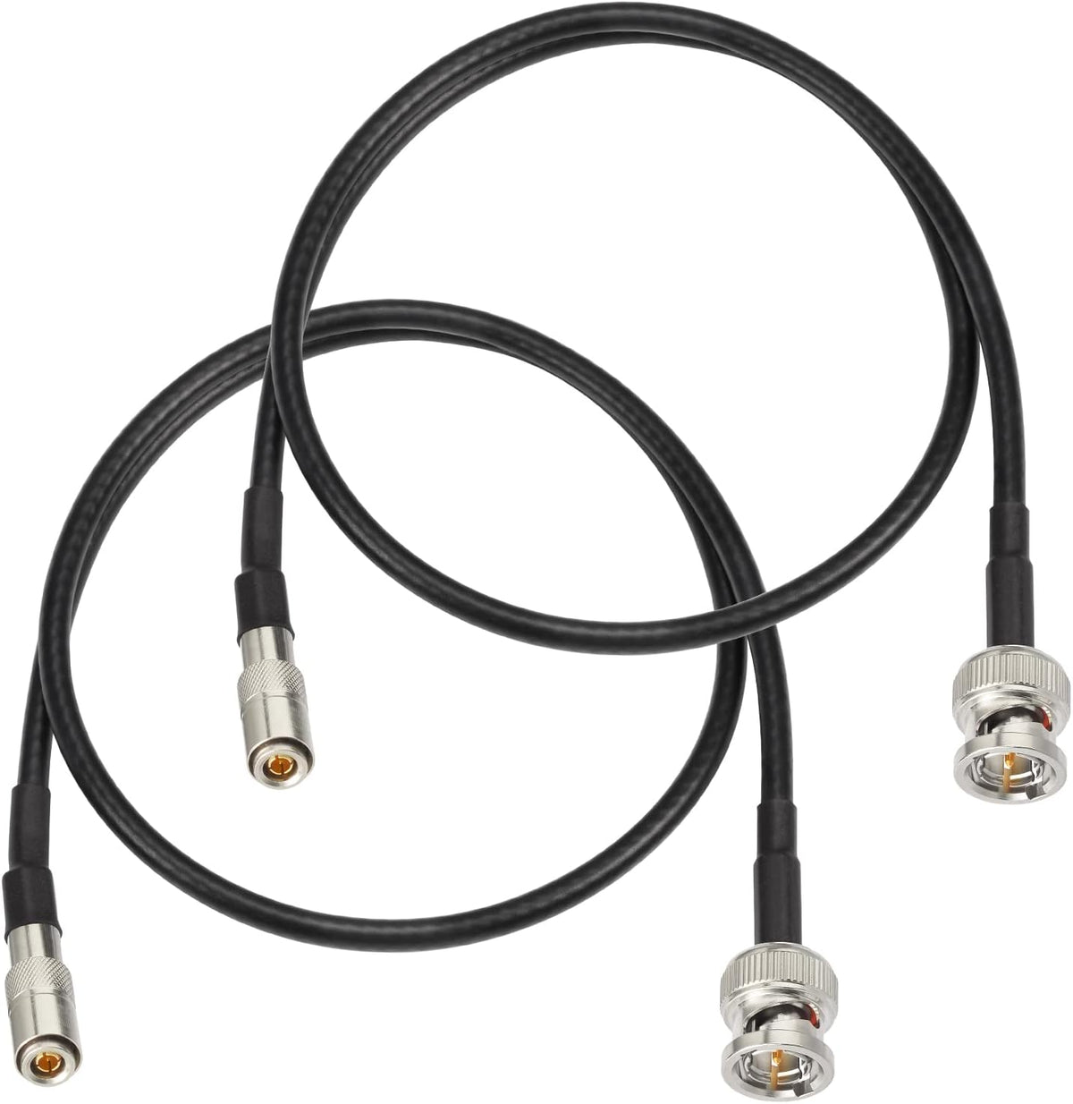 HD SDI Cable BNC Cable, DIN 1.0/2.3 to BNC Male Cable, 15ft, Pack of 2 E51029