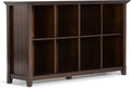 Solid Wood 8 Cube Storage Sofa Table E773