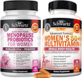 Probiotic Menopause Supplement for Women Plus Daily Multivitamin for Women 50 & Over T242