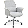 Gray Adjustable Mid-Back Ergonomic Office Chair Y144