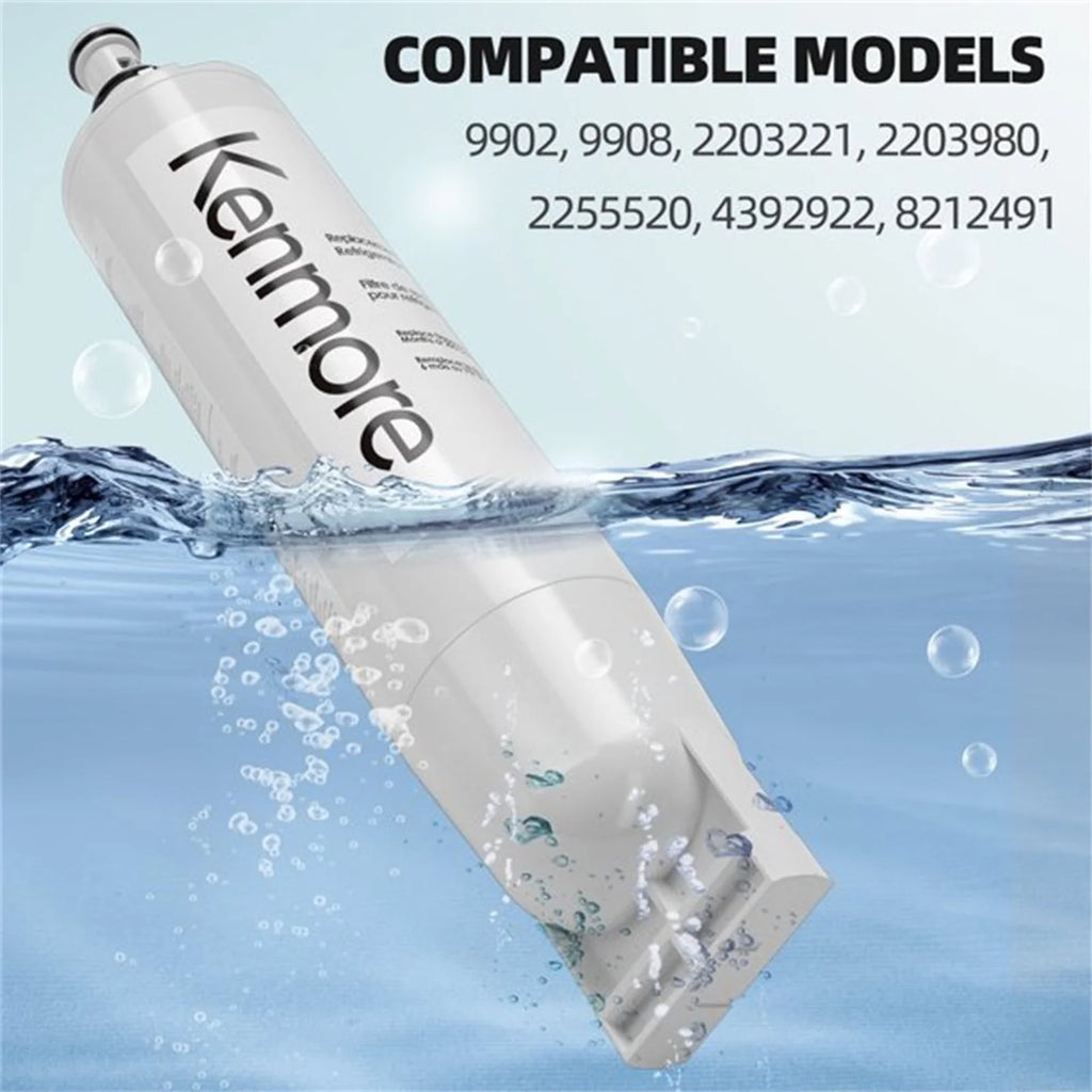 4 Pack Refrigerator Water Filter Replacement F907127