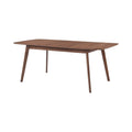 Natural Walnut Dining Table with Butterfly Extension Leaf R776368