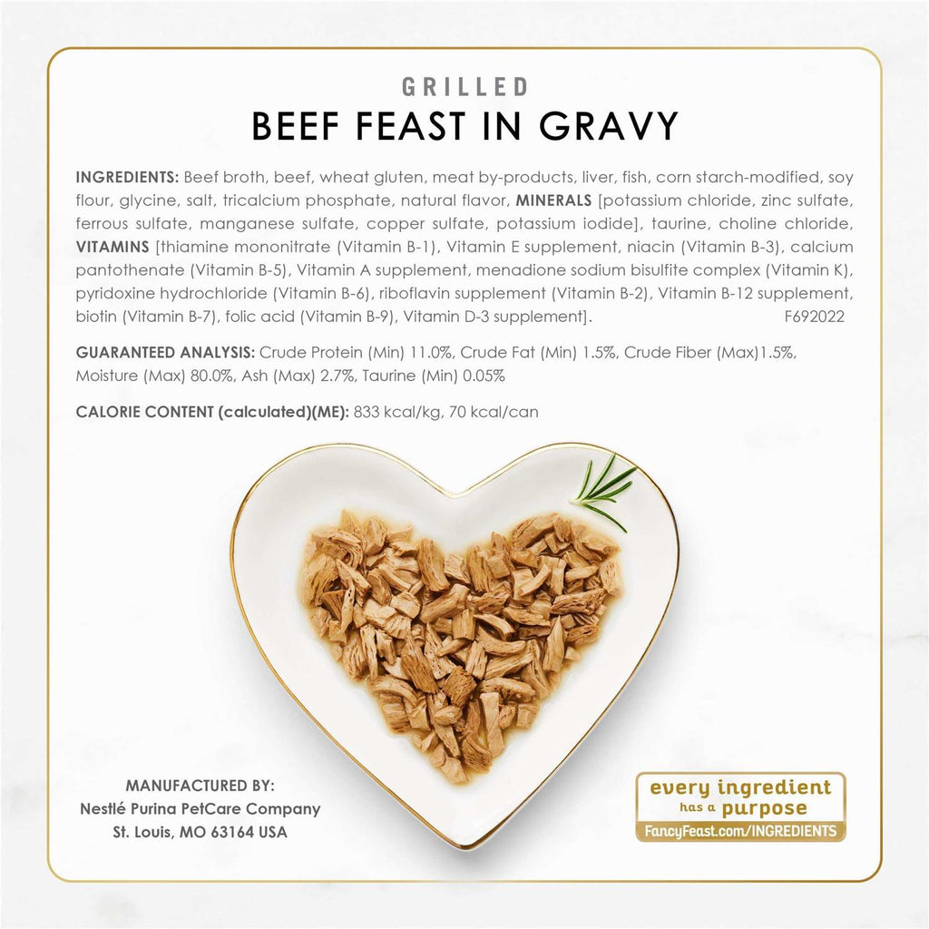 Wet Cat Food Poultry & Beef Grilled Collection Variety Pack J626377