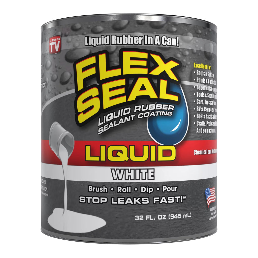 White 32 oz Liquid Rubber Sealant Coating V776350