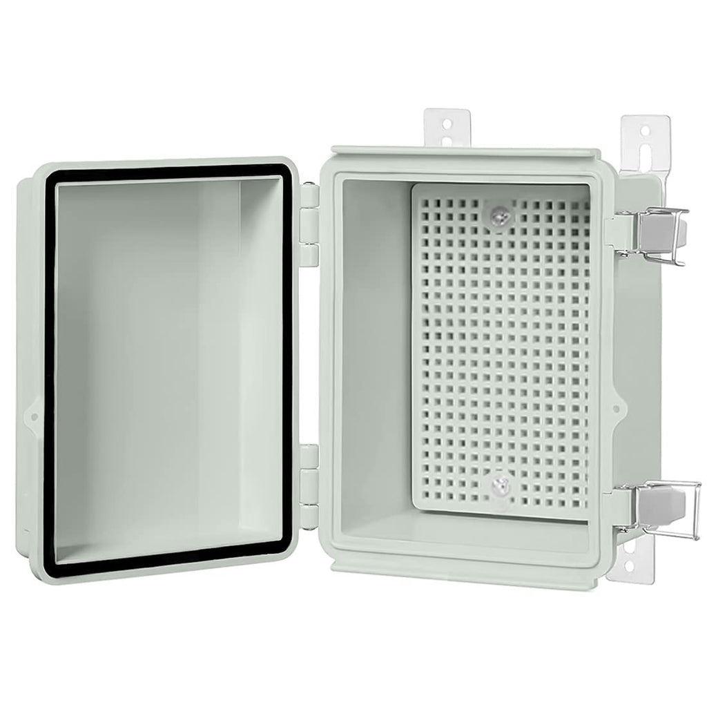 ABS IP67 Waterproof Junction Box with Mounting Plate Pack of 2 Z74724