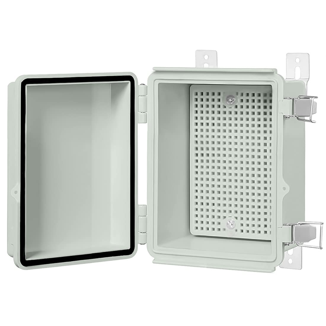 ABS IP67 Waterproof Junction Box with Mounting Plate Pack of 2 Z74724