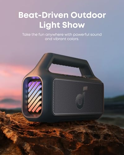 80W Portable Bluetooth Speaker with Subwoofer, IPX7 Waterproof O4522